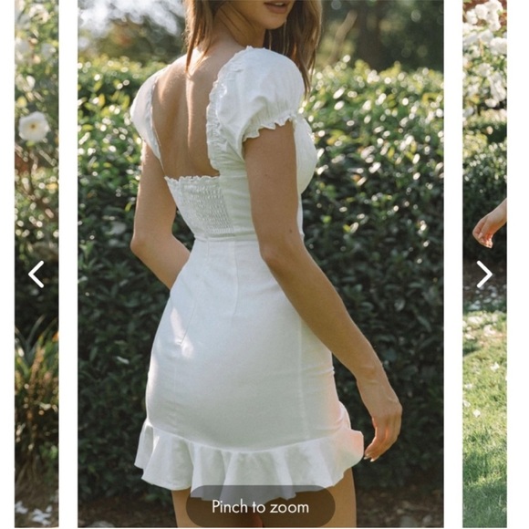 Selfie Leslie Heaven Sent puff sleeve dress - Picture 8 of 8